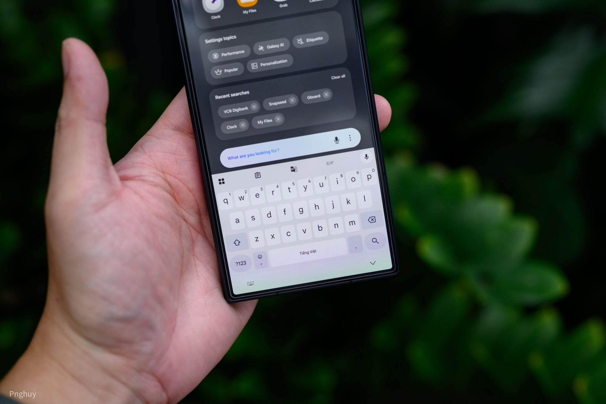 음성인식 기능 때문에 삼성폰용 Gboard 키보드를 사용하게 되었습니다.