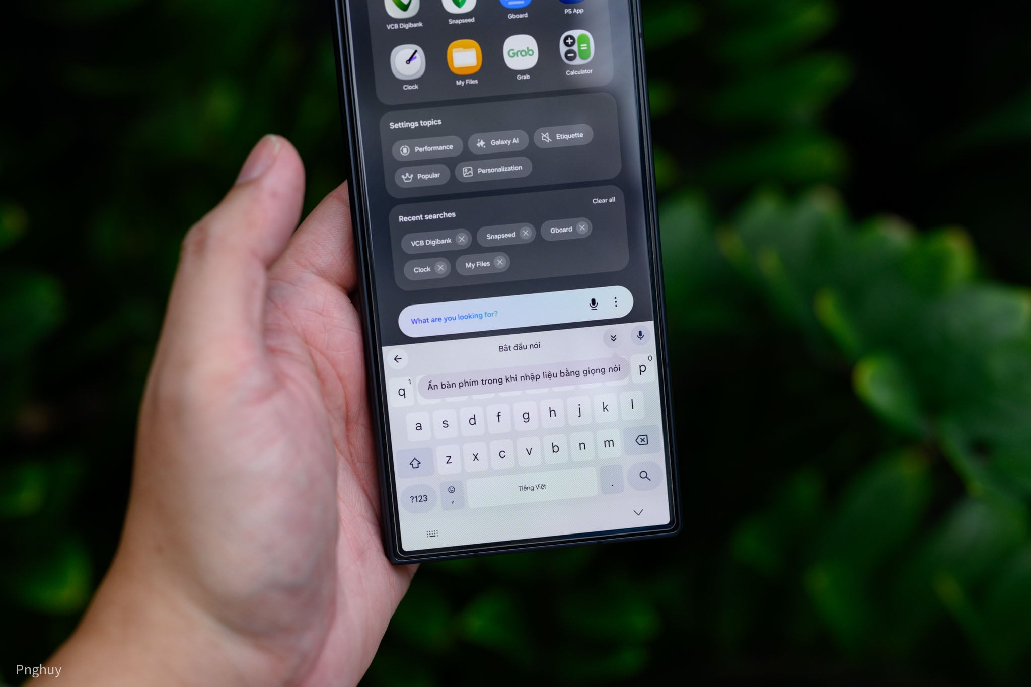 음성인식 기능 때문에 삼성폰용 Gboard 키보드를 사용하게 되었습니다.